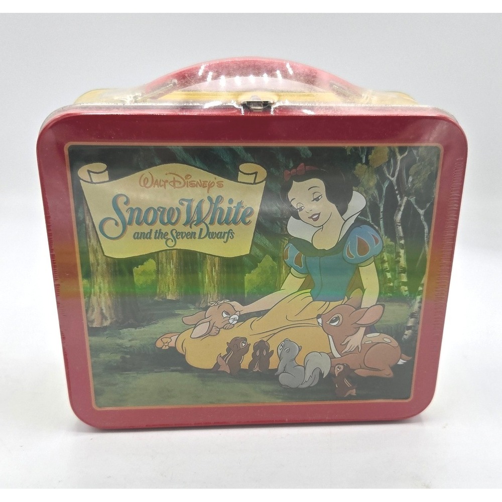 Vintage Disney's Snow White & the Seven Dwarfs Miniature Lunch Box /‎ Tin